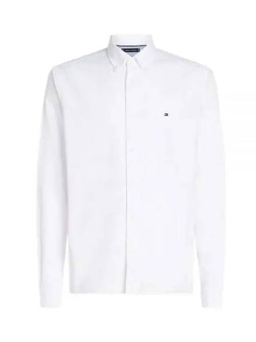 Tommy Hilfiger OXFORD DOBBY SF SHIRT MW35794L YCF - TOMMY HILFIGER - BALAAN 1