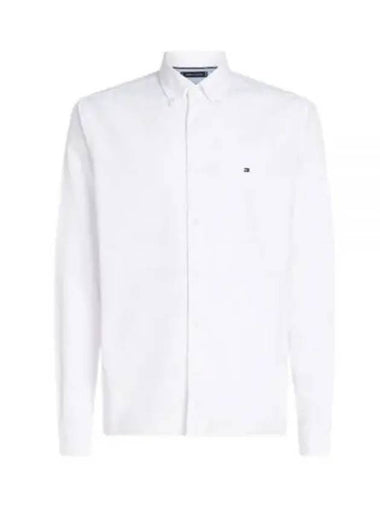 Tommy Hilfiger OXFORD DOBBY SF SHIRT MW35794L YCF - TOMMY HILFIGER - BALAAN 1