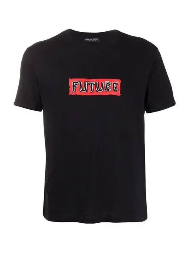 FUTURE LEGEND Printing Short Sleeve T-Shirt Black Men's PBJT702S N542S 1495 - NEIL BARRETT - BALAAN 1