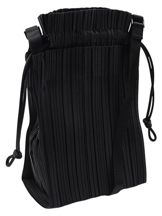 Square Pleats Bucket Bag Black - ISSEY MIYAKE - BALAAN 4