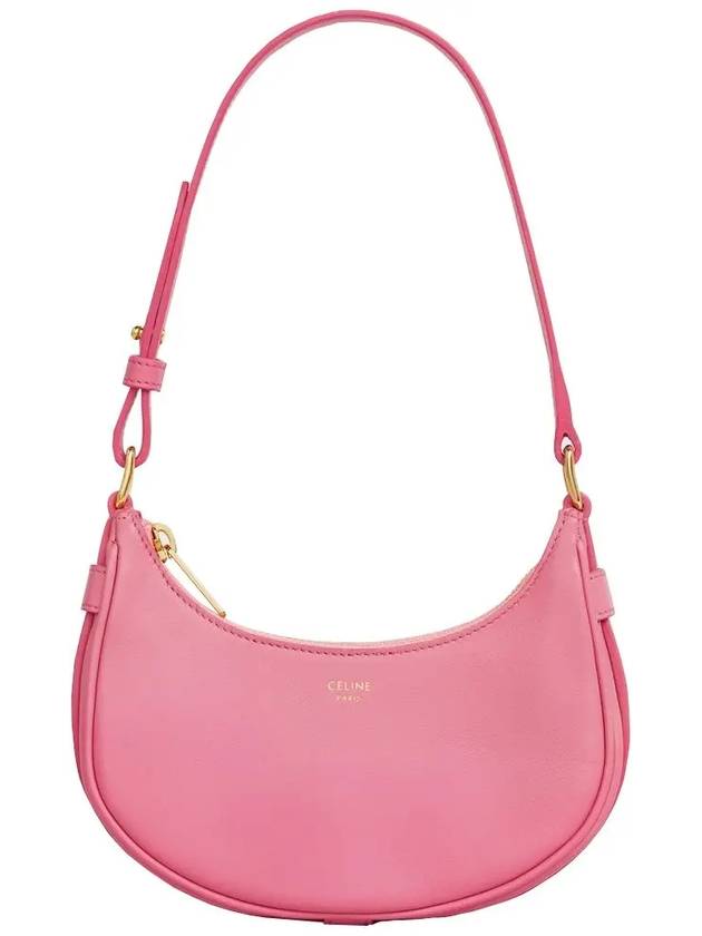 Abba Smooth Leather Mini Shoulder Bag Flamingo Pink - CELINE - BALAAN 3