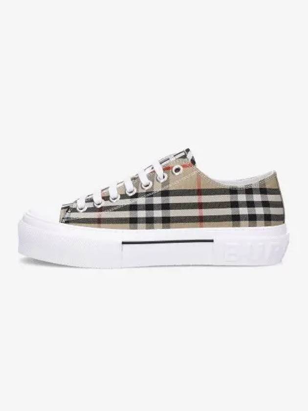 Vintage Check Cotton Sneakers Archive Beige - BURBERRY - BALAAN 2