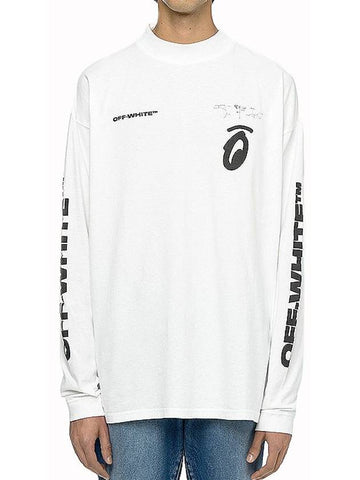 Arrow Overfit Long Sleeve T-Shirt White - OFF WHITE - BALAAN 1