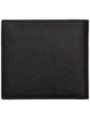 Celine Logo Leather Half Wallet Black - CELINE - BALAAN 3