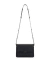 Trunk Medium Calfskin Shoulder Bag Black - MARNI - BALAAN 4