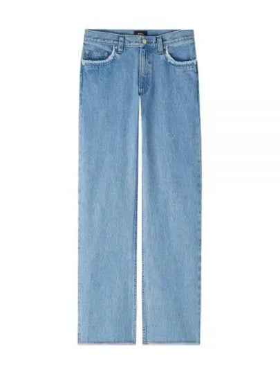 Relaxed Raw Edge F Jeans Pale Blue - A.P.C. - BALAAN 2