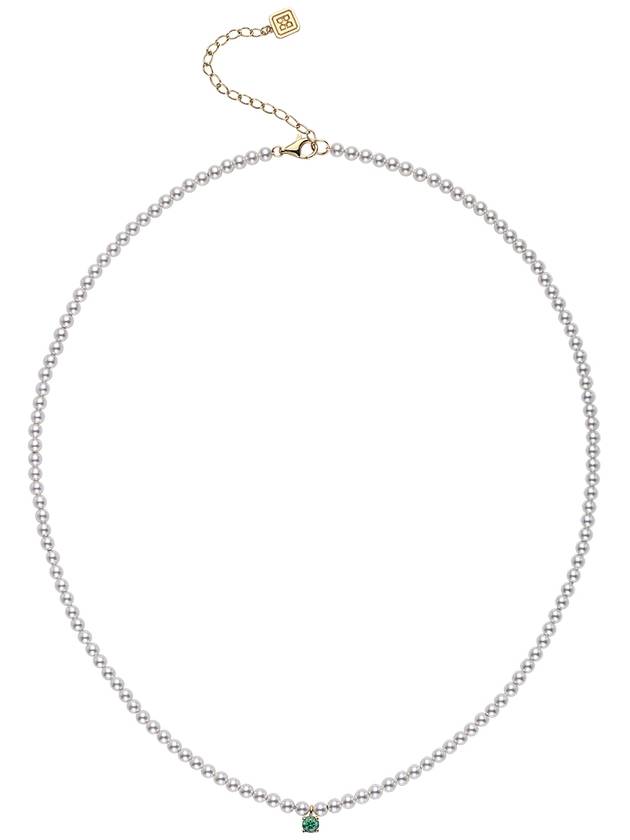 Pearl BB Bijou Pearl Necklace White - BE/GINS - BALAAN 8