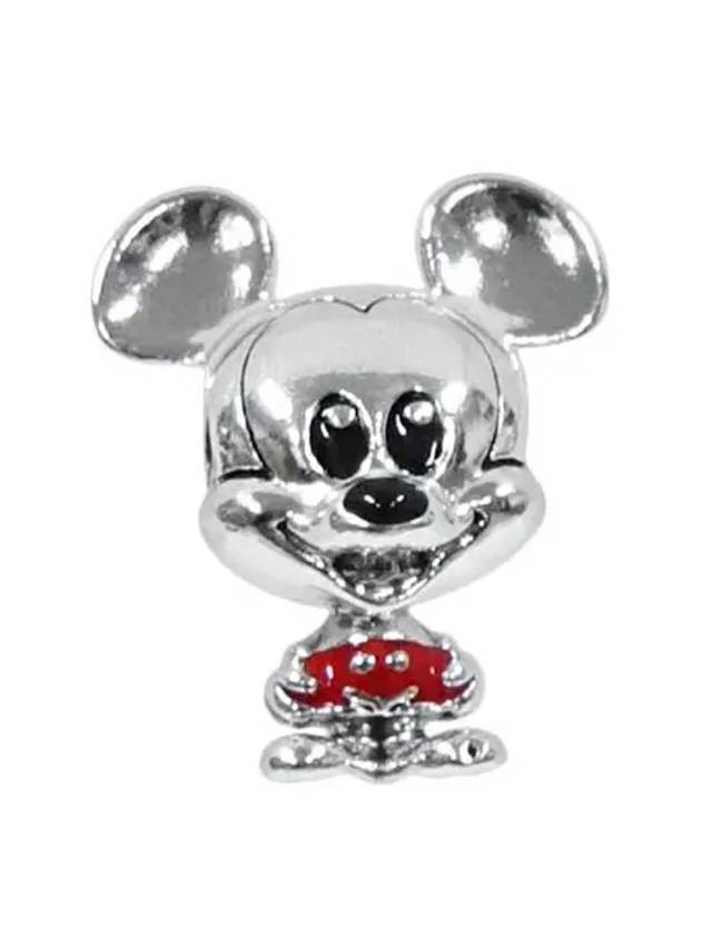 Moments Mickey Mouse Bracelet Charm Red Silver - PANDORA - BALAAN 2