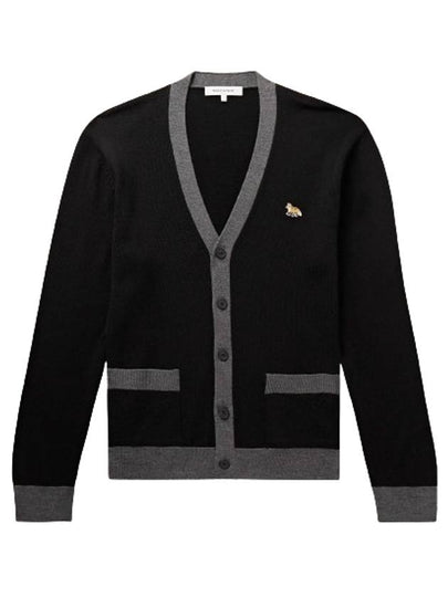 Baby Fox Patch Regular Cardigan Black - MAISON KITSUNE - BALAAN 2