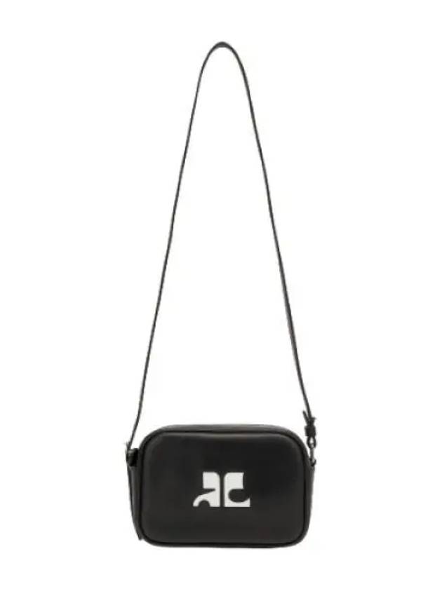 Courr ges Re Edition Camera Shoulder Bag Black - COURREGES - BALAAN 1