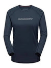 Selune Logo Long Sleeve T-Shirt Navy - MAMMUT - BALAAN 2