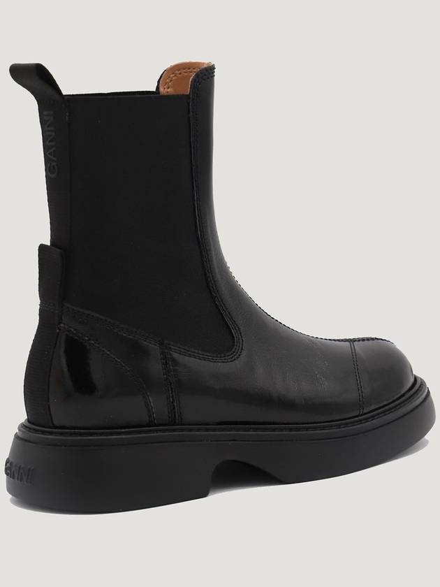 Everyday Mid Chelsea Boots Black - GANNI - BALAAN 3