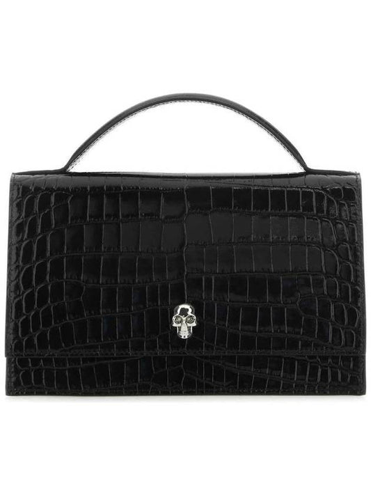 Skull Midi Shoulder Bag Black - ALEXANDER MCQUEEN - BALAAN 1