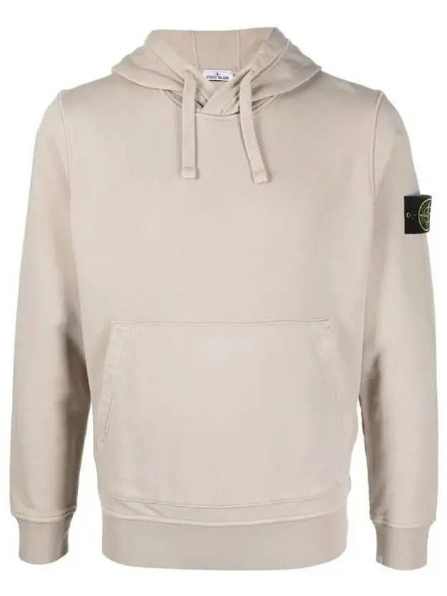 Wappen Patch Classic Fleece Hoodie Dove Grey - STONE ISLAND - BALAAN 1