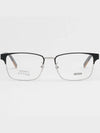 Zegna glasses frame EZ5212D 001 Asian fit square metal - ERMENEGILDO ZEGNA - BALAAN 5