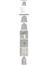 Fox Head Patch Half Zipper Sweatshirt Light Grey Melange - MAISON KITSUNE - BALAAN 3