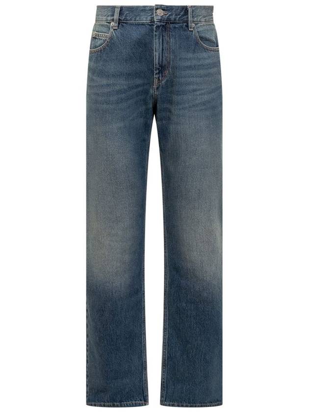 Denim Straight Pants PA0180HC B1G02H 30FB - ISABEL MARANT - BALAAN 2