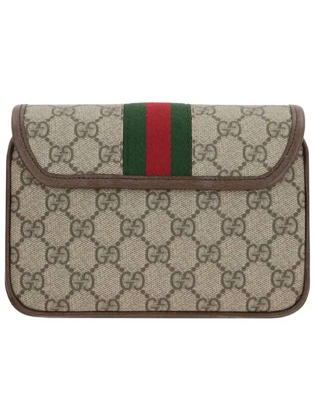 Ophidia GG Mini Shoulder Bag Beige Ebony - GUCCI - BALAAN 4