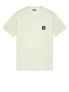 Logo Patch Cotton Short Sleeve T-Shirt Light Green - STONE ISLAND - BALAAN 2