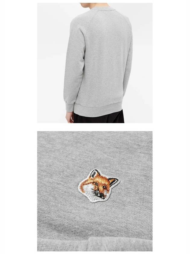 Fox Head Patch Classic Sweatshirt Grey Melange - MAISON KITSUNE - BALAAN 6