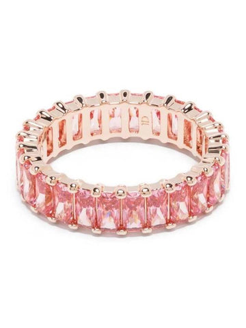 Matrix Baguette Cut Ring Rose Gold Pink - SWAROVSKI - BALAAN 1