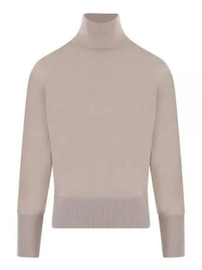 Talea Virgin Wool Knit Top Sand - MAX MARA - BALAAN 2