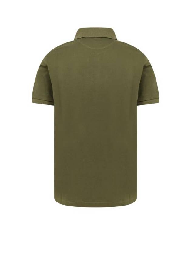 Embossed Logo Polo Shirt Green - FENDI - BALAAN 3