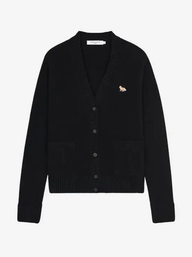 Baby Fox Patch Boxy Cardigan Black - MAISON KITSUNE - BALAAN 2