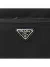 Triangle Logo Re-Nylon Saffiano Leather Cross Bag Black - PRADA - BALAAN 7