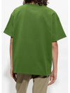 Double Layered Cotton Jersey Short Sleeve T-Shirt Green - BOTTEGA VENETA - BALAAN 3