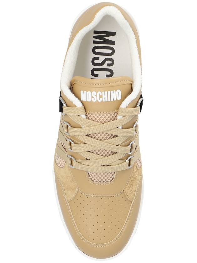 Moschino Sneakers With Logo, Men's, Beige - MOSCHINO - BALAAN 6