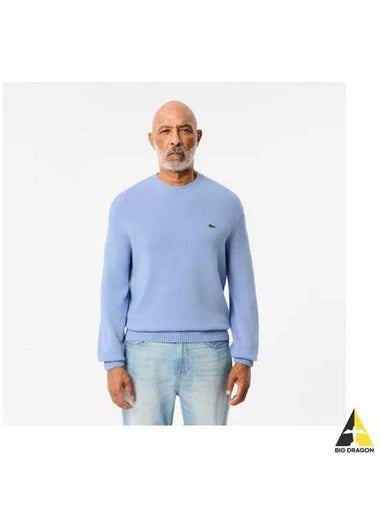 Men s Basic Classic Fit Pullover Sky Blue - LACOSTE - BALAAN 1