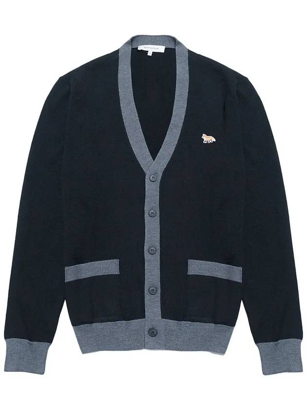 Baby Fox Patch Regular Cardigan Black - MAISON KITSUNE - BALAAN 3