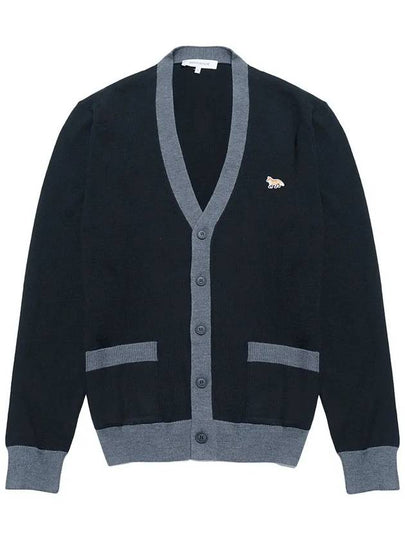 Baby Fox Patch Regular Cardigan Black - MAISON KITSUNE - BALAAN 2