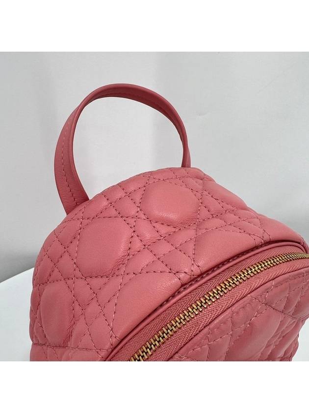 Christian Cannage Mini Backpack Pink - DIOR - BALAAN 6