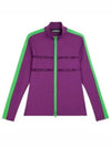 Golf Jade Mid Layer Zip-Up Jacket Purple - J.LINDEBERG - BALAAN 2