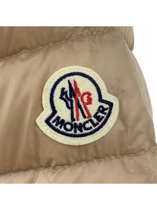 Lans High Neck Zip-Up Padding Beige - MONCLER - BALAAN 4