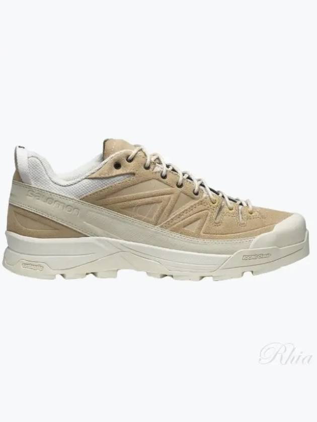 X ALP LTR Leather Low Top Sneakers Beige - SALOMON - BALAAN 2