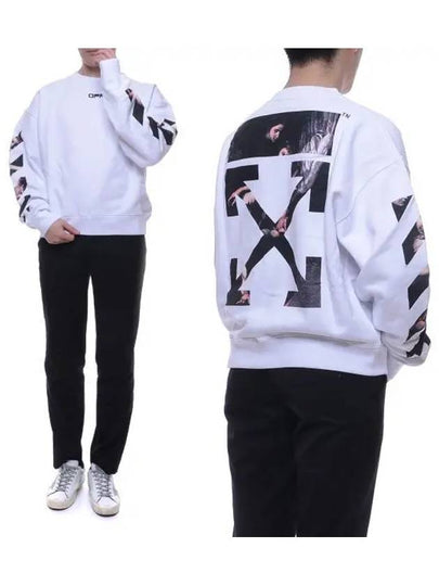 Caravaggio Arrow Sweatshirt White - OFF WHITE - BALAAN 2