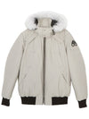 Ballistic Hooded Down Bomber Padding Grey - MOOSE KNUCKLES - BALAAN 2