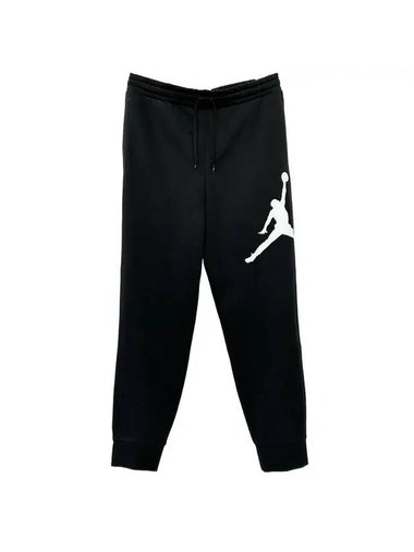 Men's Jumpman Logo Fleece Track Pants Black - NIKE - BALAAN 1