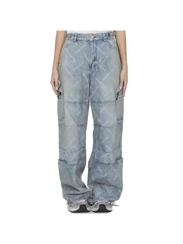 denim straight pants 6545816 767971 TDW14 4979 BLUE - BALENCIAGA - BALAAN 1