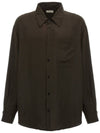 Double Pocket Long Sleeve Shirt Brown - LEMAIRE - BALAAN 2