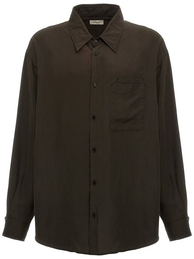 Double Pocket Long Sleeve Shirt Brown - LEMAIRE - BALAAN 2