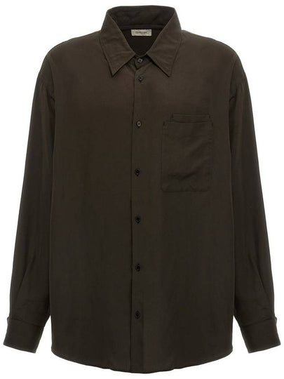 Double Pocket Long Sleeve Shirt Brown - LEMAIRE - BALAAN 2