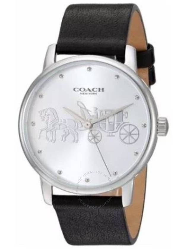 Coach Grand Quartz Silver Dial Ladies Watch 14503494 - COACH - BALAAN 1