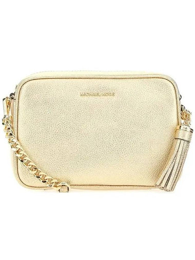 Tassel Square Cross Bag Gold - MICHAEL KORS - BALAAN 1