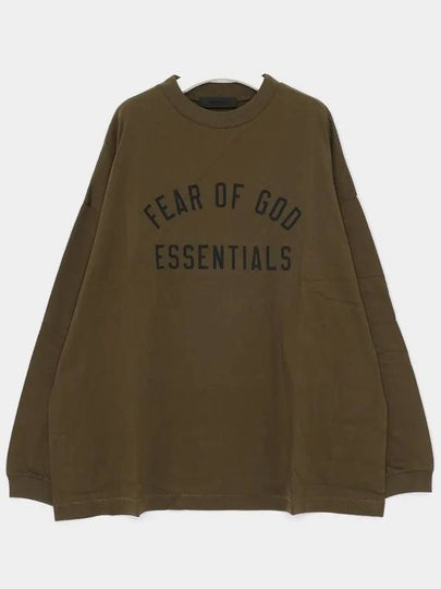 Jersey Long Sleeve T Shirt Olive - FEAR OF GOD - BALAAN 2