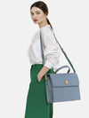 Women's Medium Tote Bag Briefcase Blue BCTBMMBL9 - SUPERMOONDESIGN - BALAAN 3