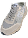 Women's Running Sole Low Top Sneakers Silver Beige - GOLDEN GOOSE - BALAAN 8